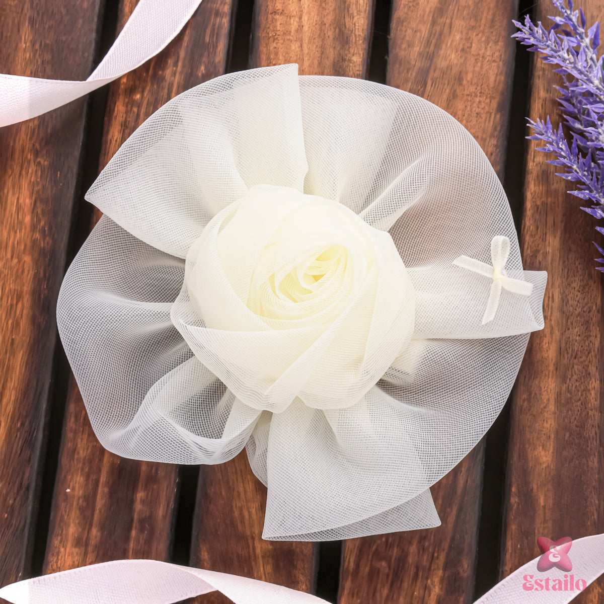 Pure Grace Tulle Rosette