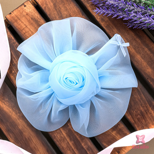 Azure Bloom Hair Clip