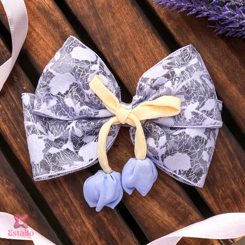 Lavender Floral Hair Clip