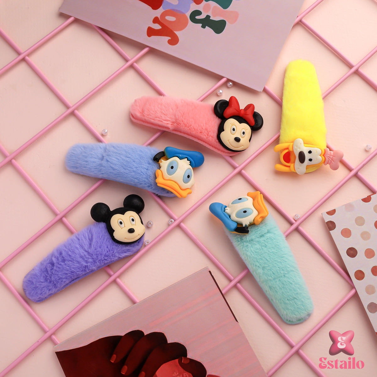 Fuzzy Friends Hair Clips