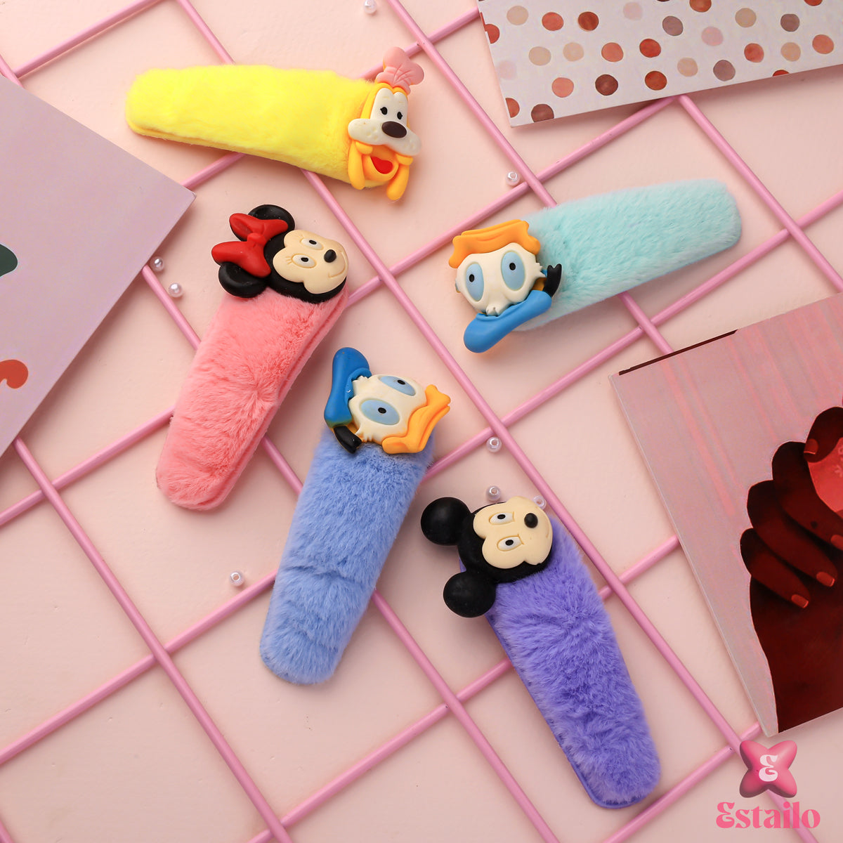 Fuzzy Friends Hair Clips