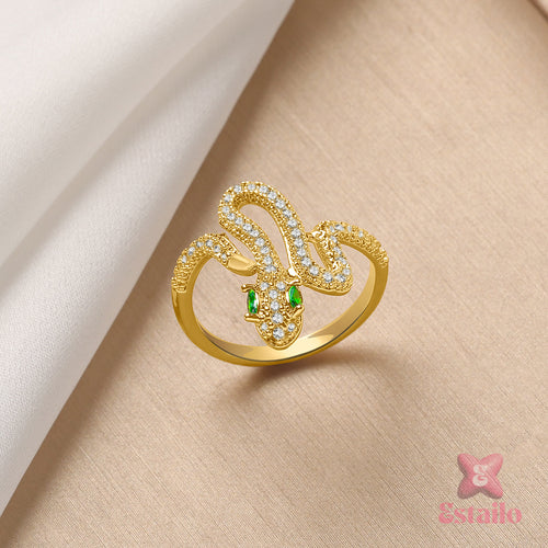 Golden Viper Ring