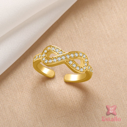 Golden Infinity Ring
