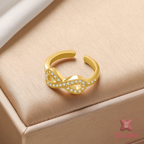 Golden Infinity Ring