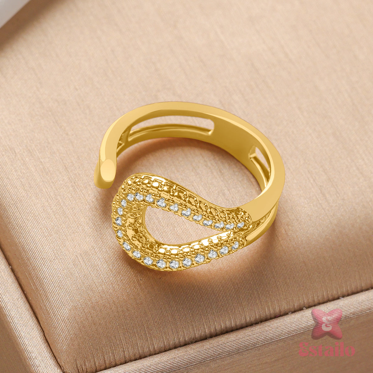 Golden Embrace Ring
