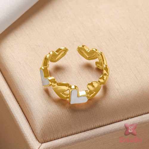 Chuncky Heartbeat Ring
