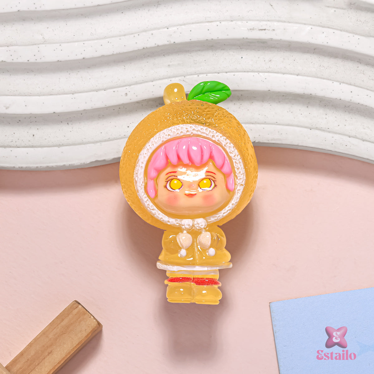 Tangerine Nanci Clip (Pack of 2)