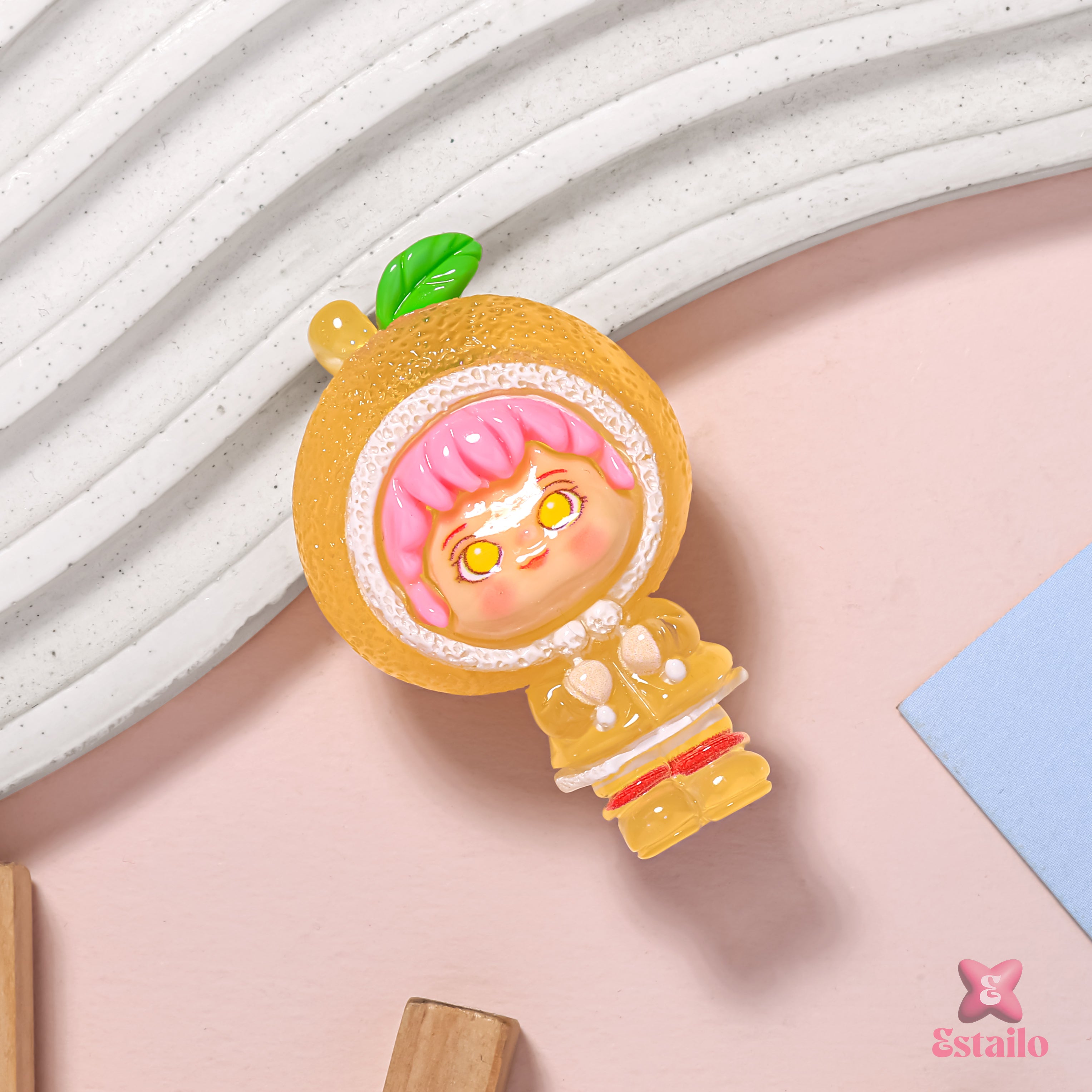 Tangerine Nanci Clip (Pack of 2)
