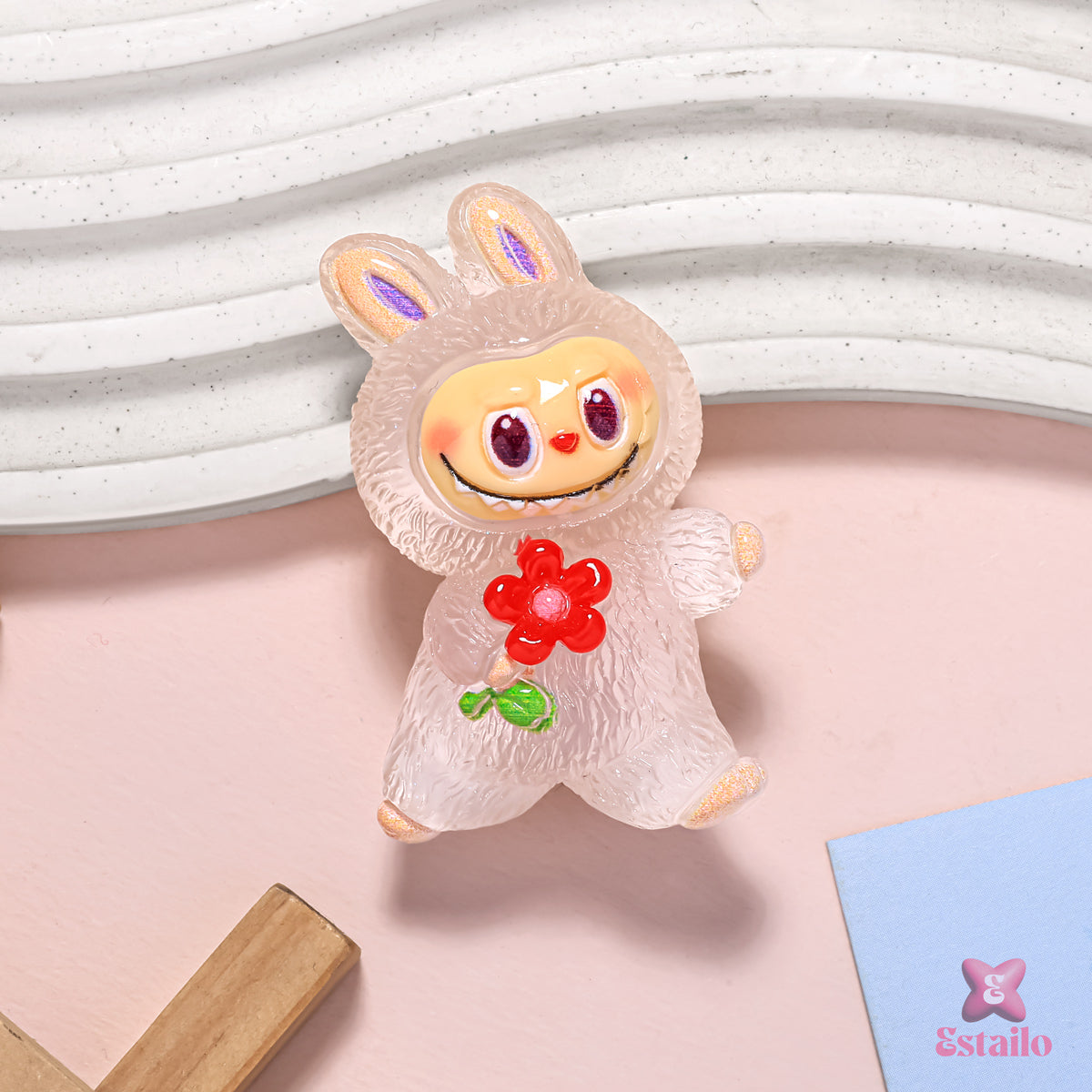 Red Rose Hair Clip