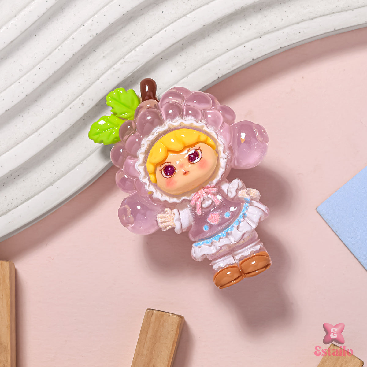 Grape Nanci Hair Clip