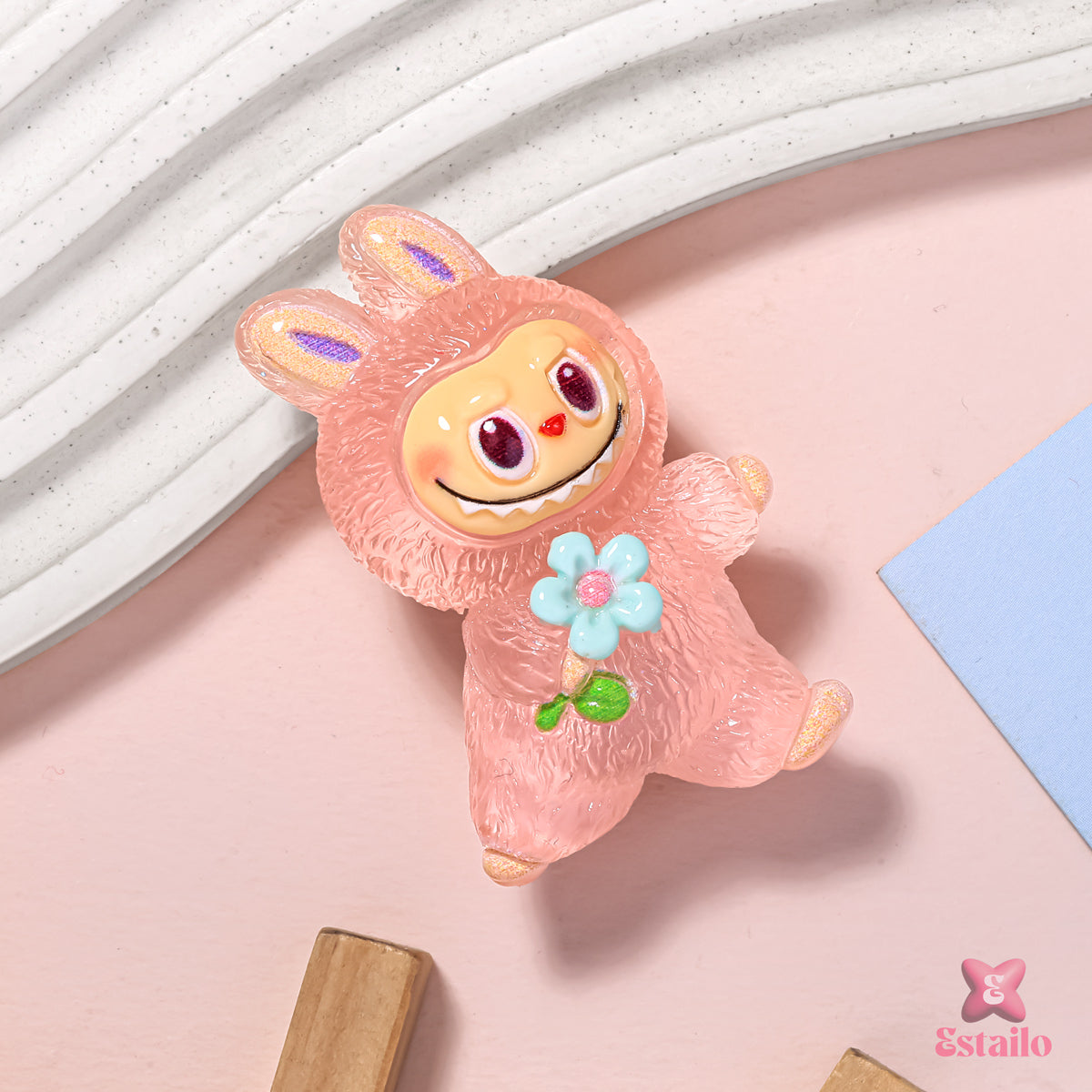 Pastel Cartoon Bloom Clip