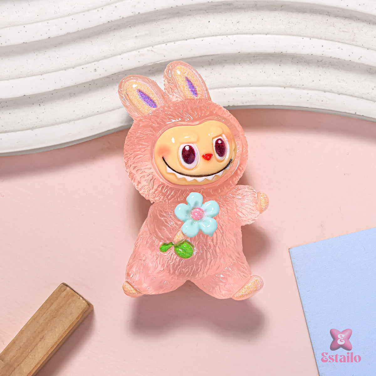 Pastel Cartoon Bloom Clip
