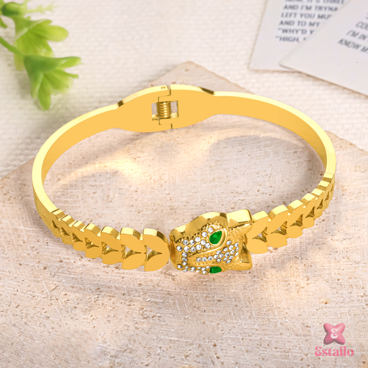 Gilded Panther Bracelet
