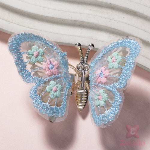 Blue Charm Hair Clip