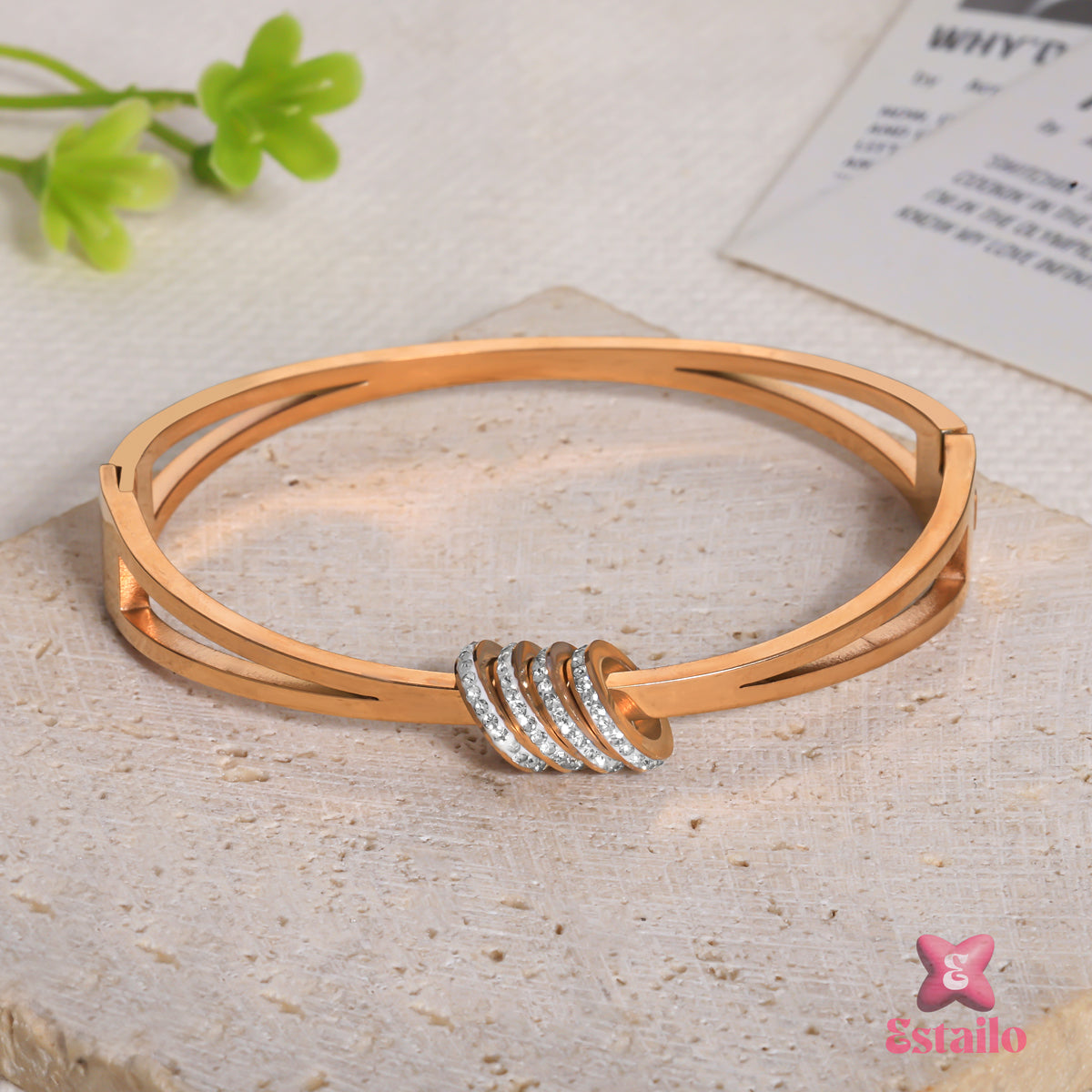 Gilded Rings Bracelet