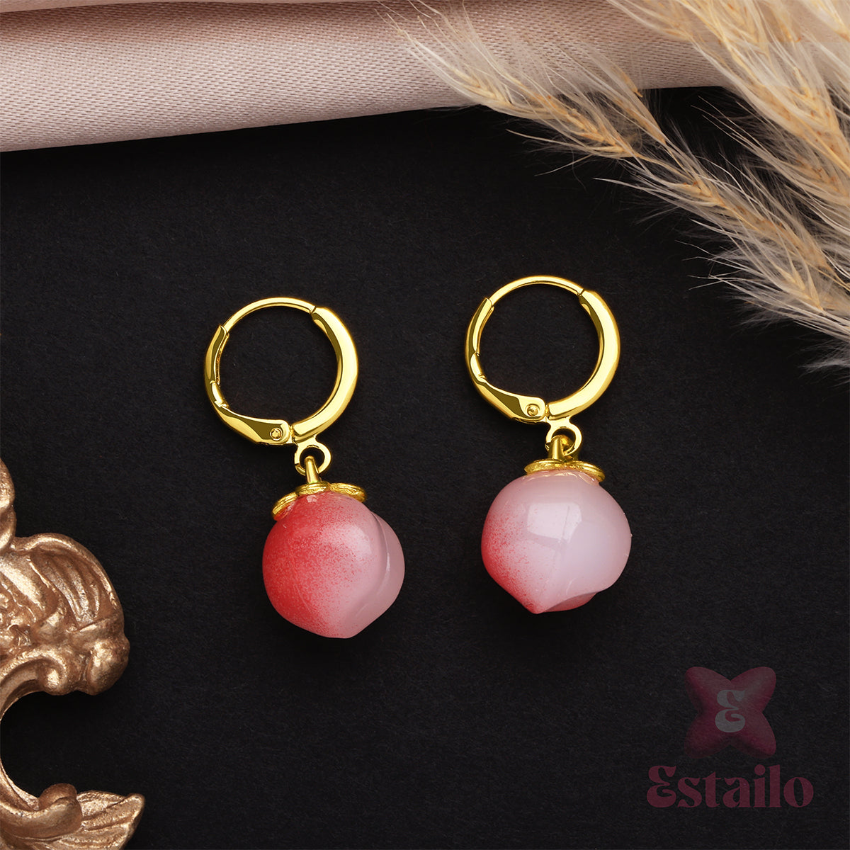 Peachy Bloomer Earrings