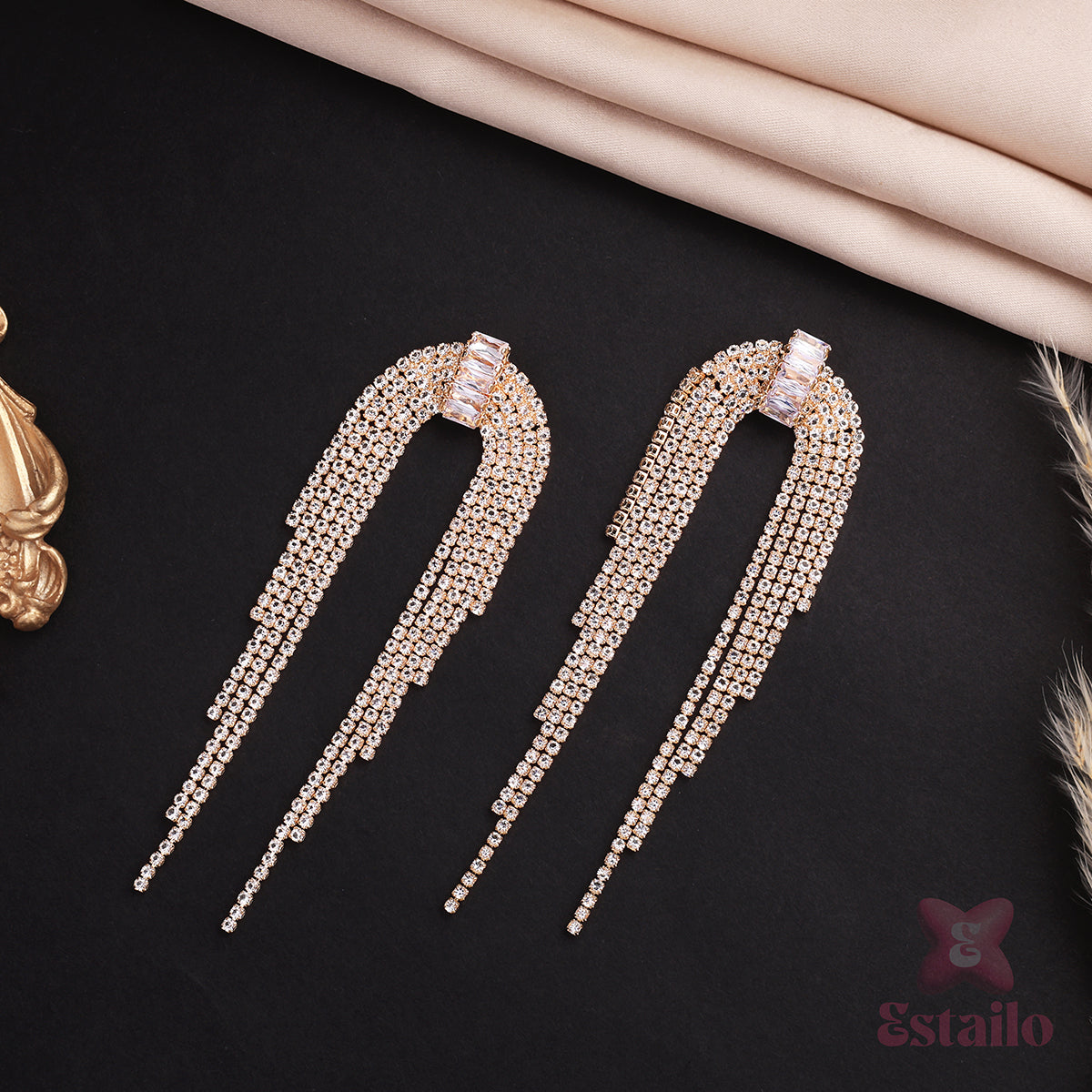 Dazzling Diva Drops Earring