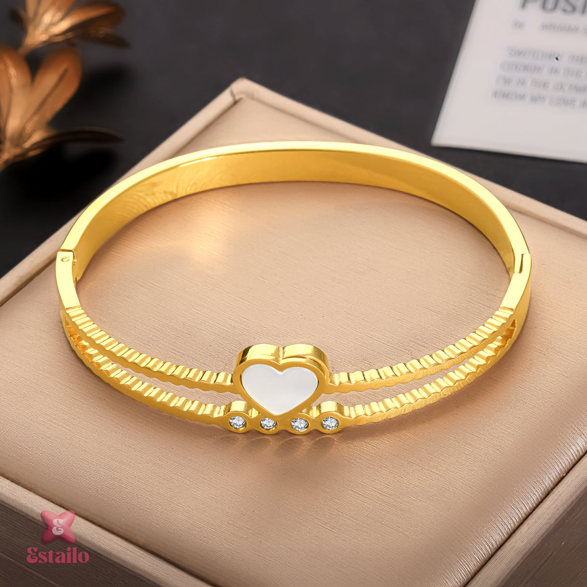 Two-Tiered Heart Bracelet