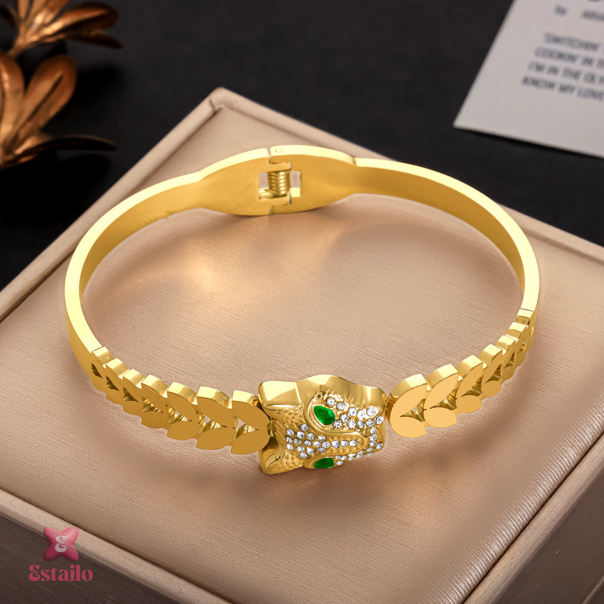 Gilded Panther Bracelet