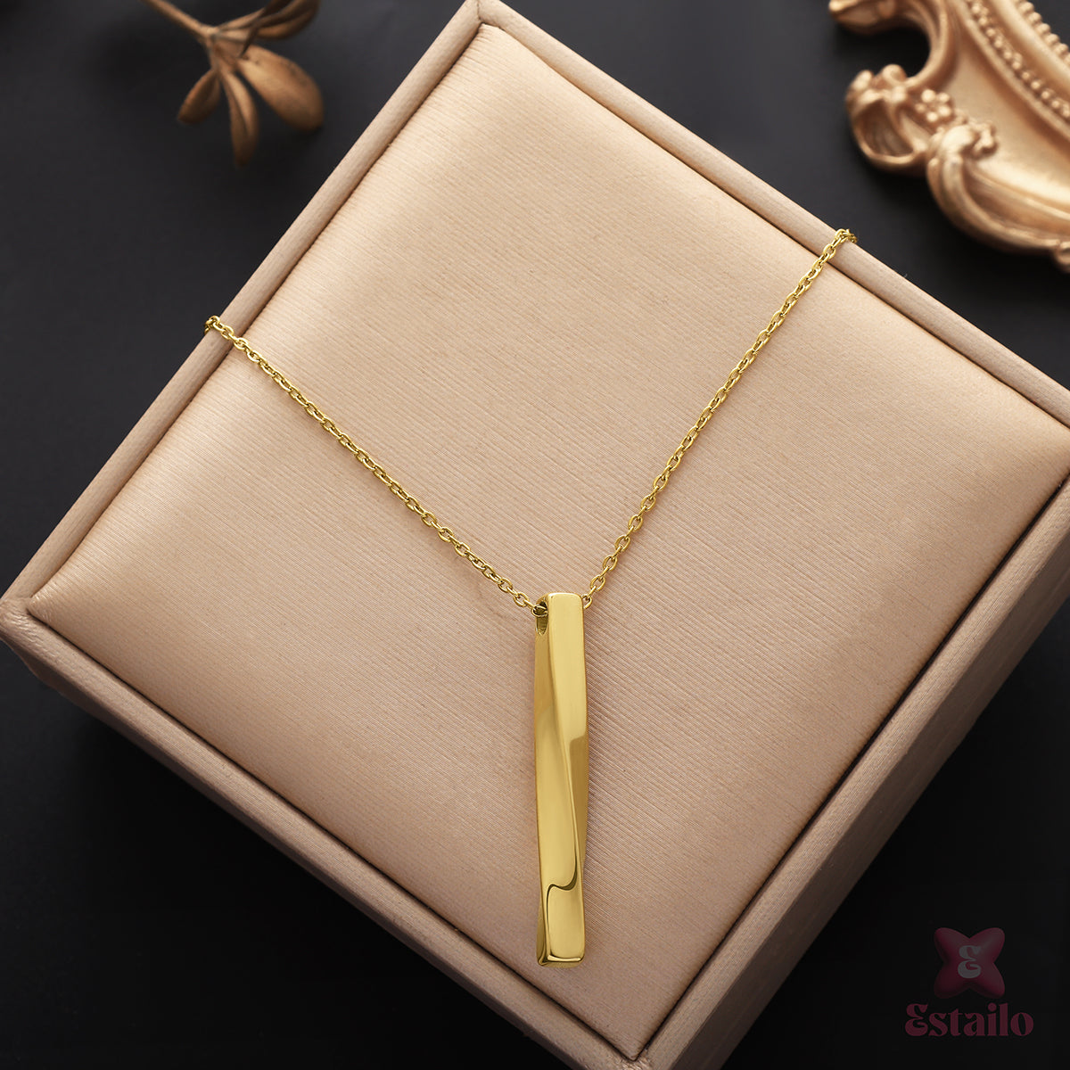 Meridian Gold Necklace