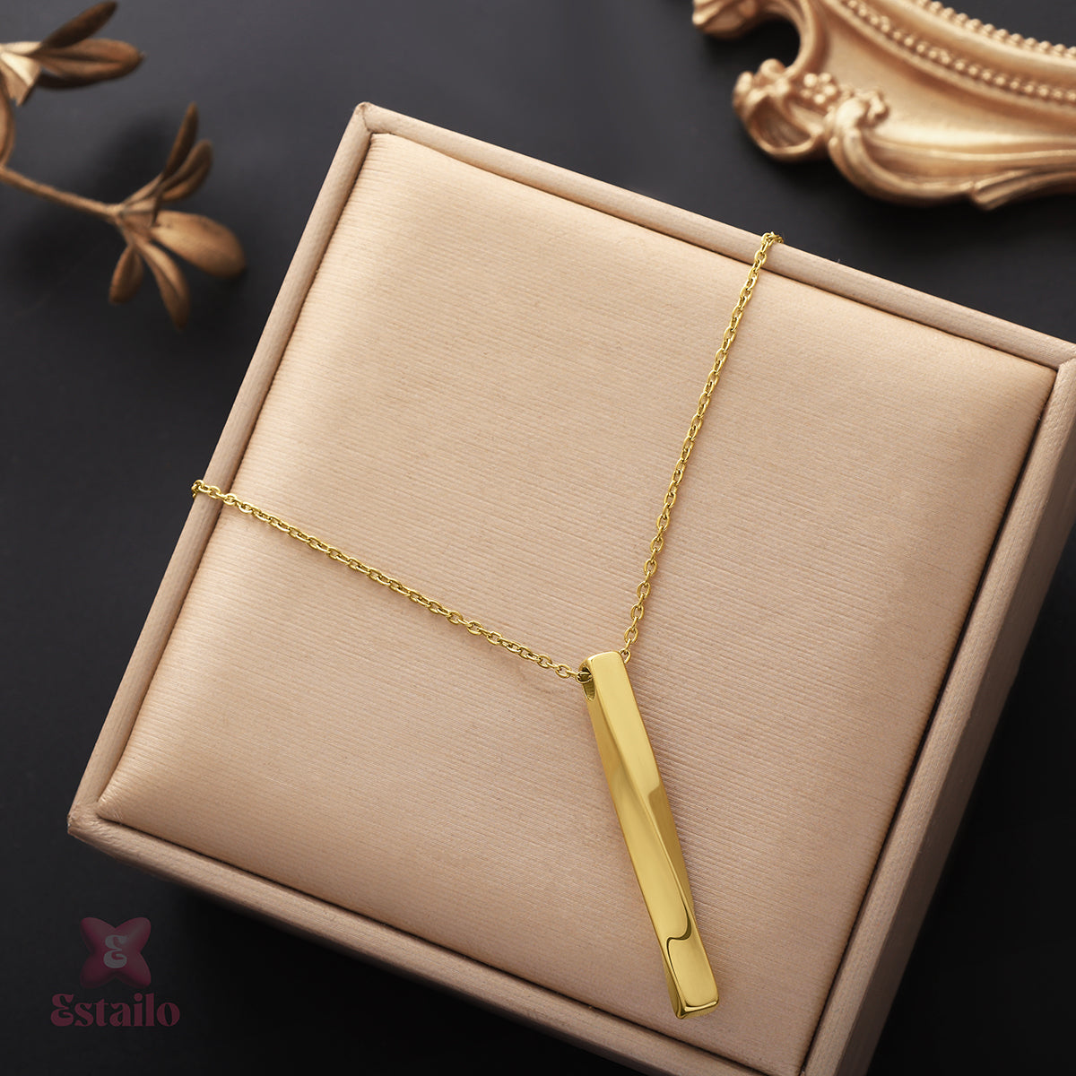 Meridian Gold Necklace