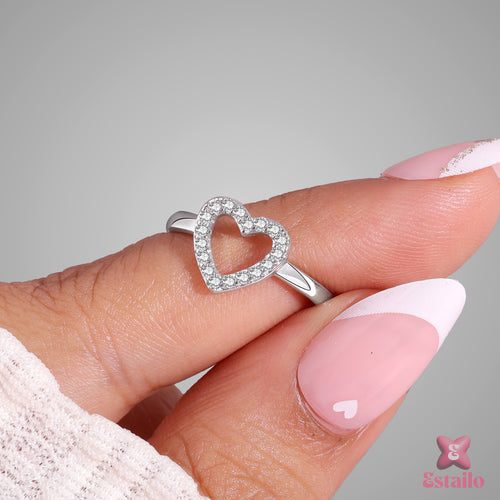 Opaline Heartbound Ring