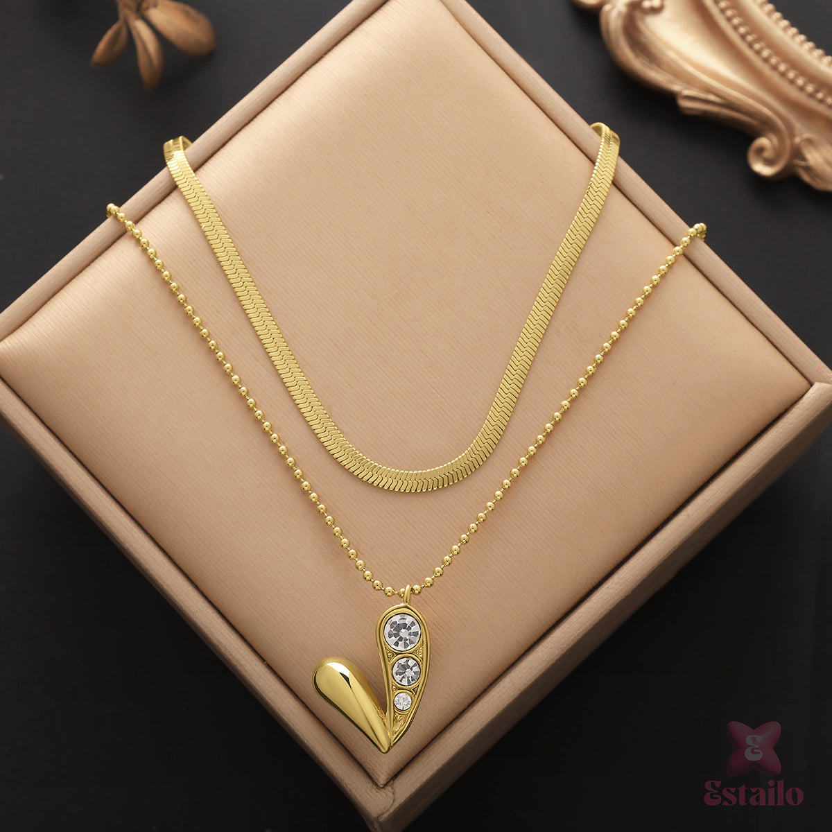 Golden Dream  Layered Necklace