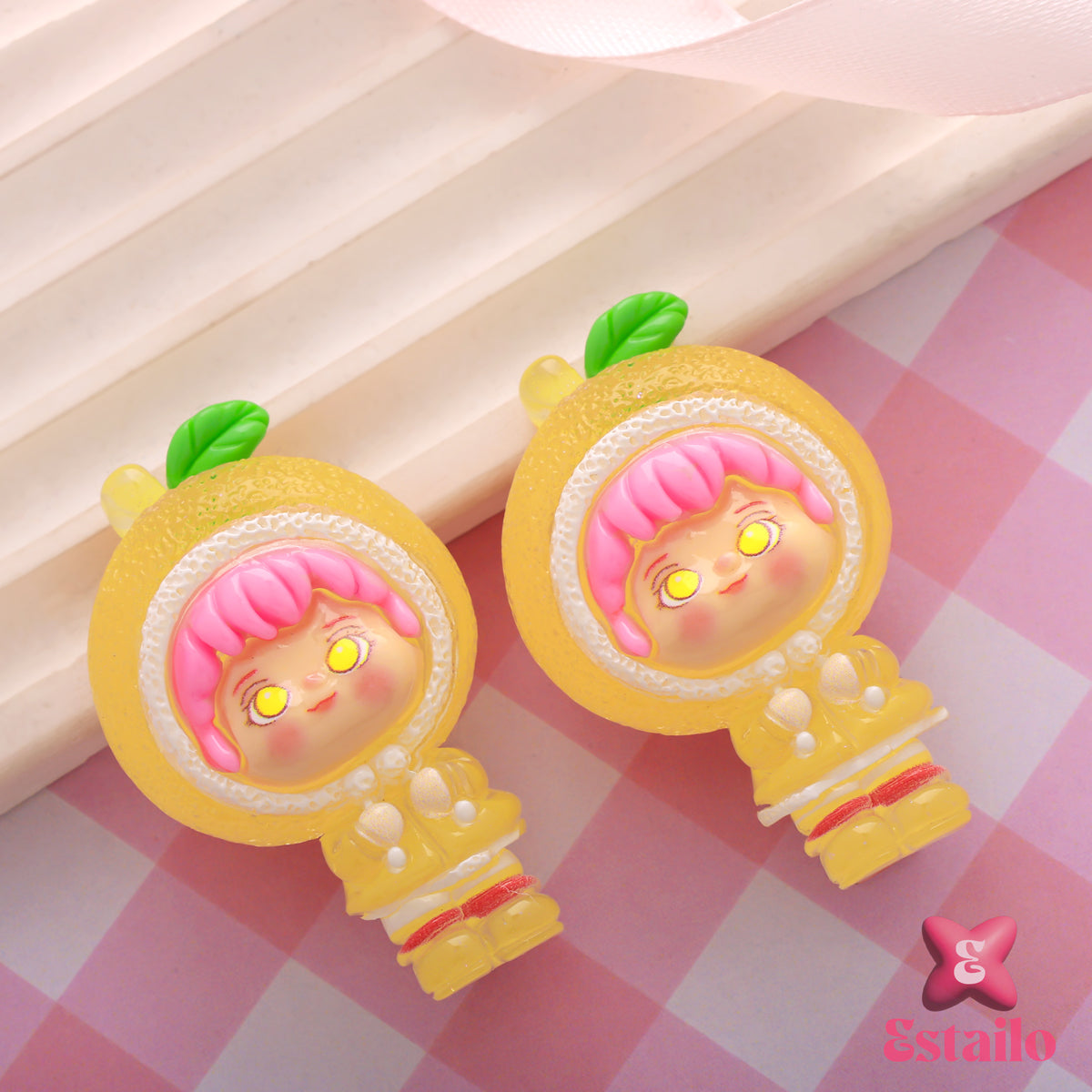 Tangerine Nanci Clip (Pack of 2)
