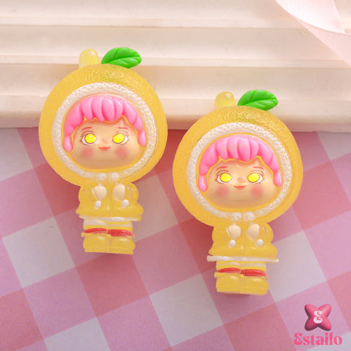 Tangerine Nanci Clip (Pack of 2)