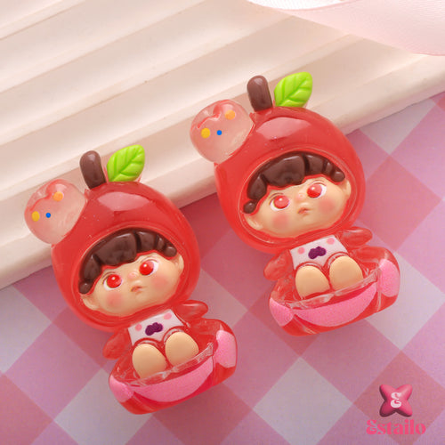 Nanci's Red Apple Clip