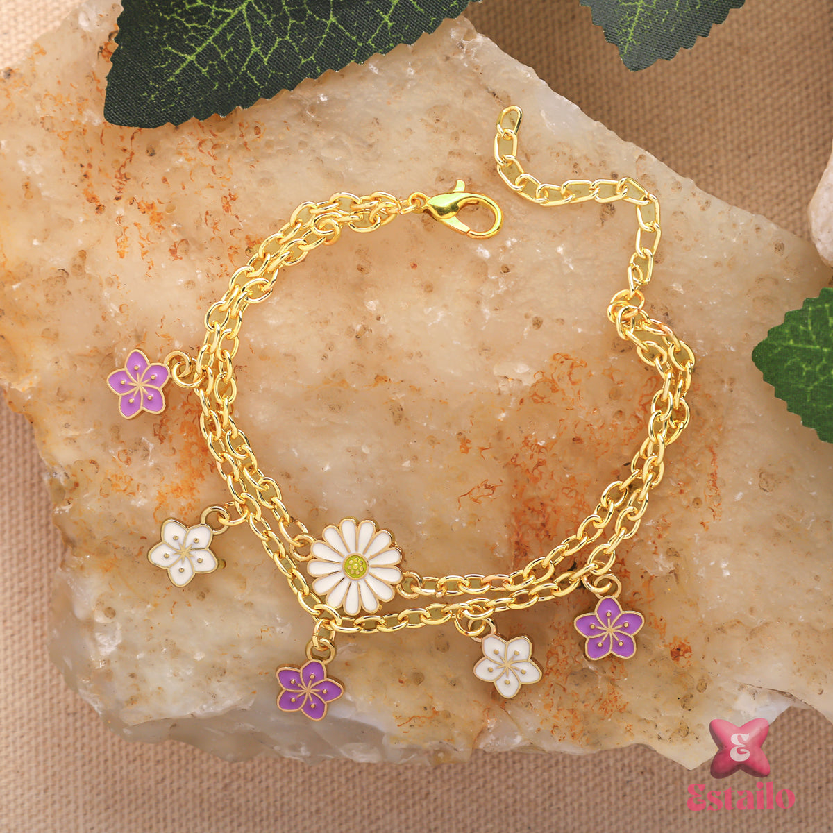Lilac Bloom Bracelet