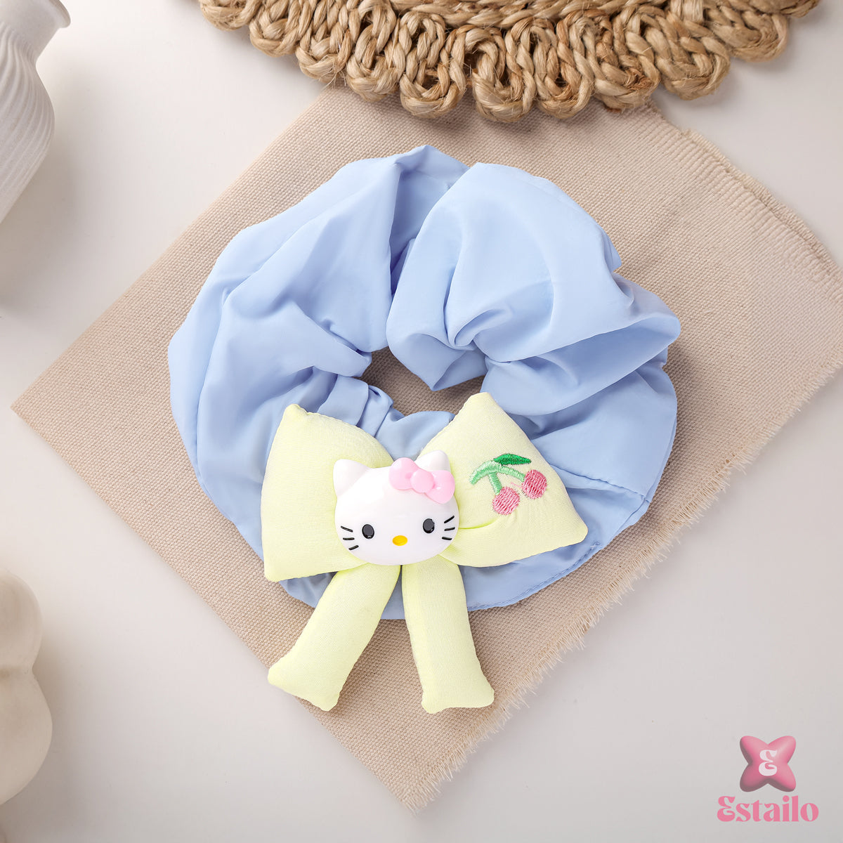 Purrlina Luxe Hair Scrunchies