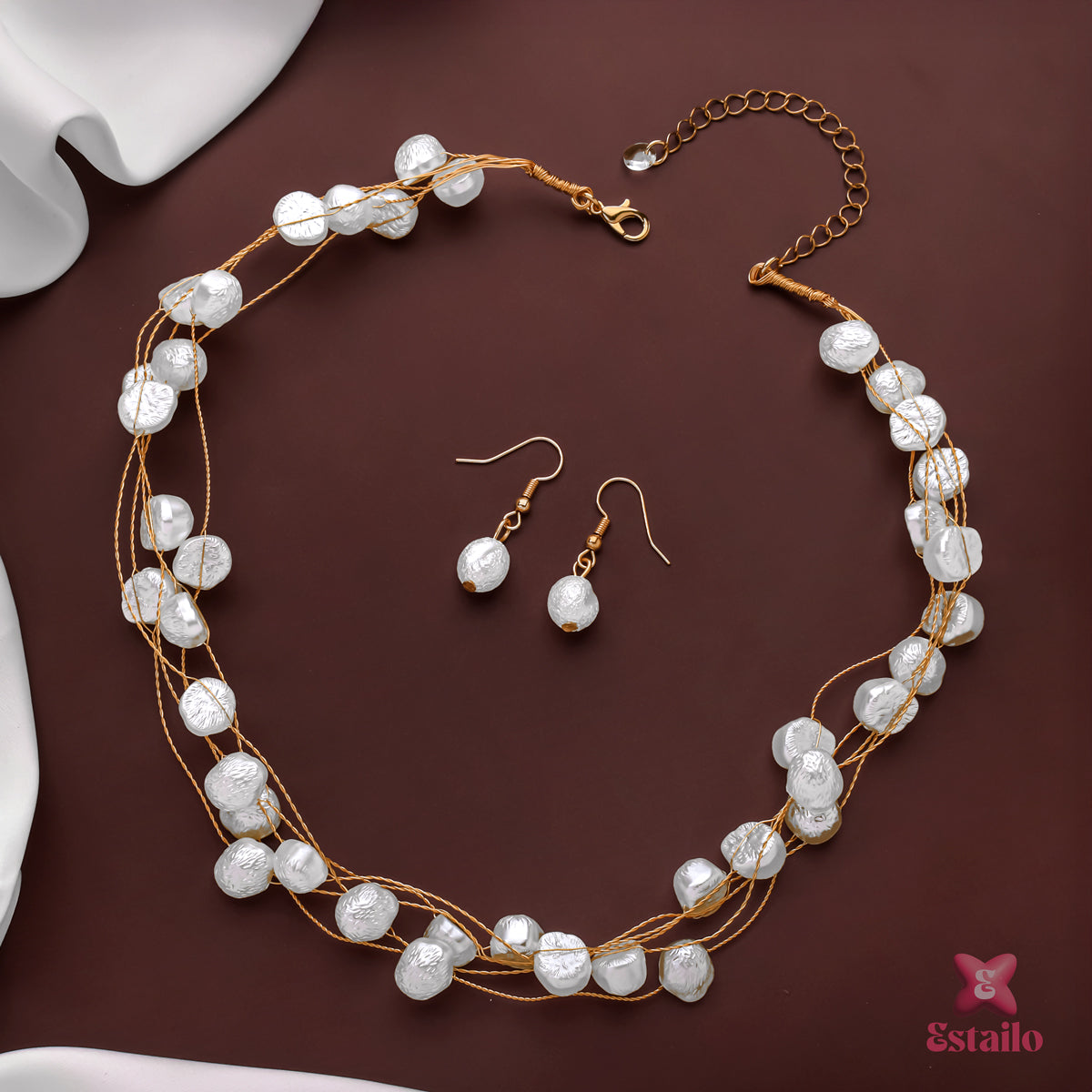 Pearl Whisper Chain Set