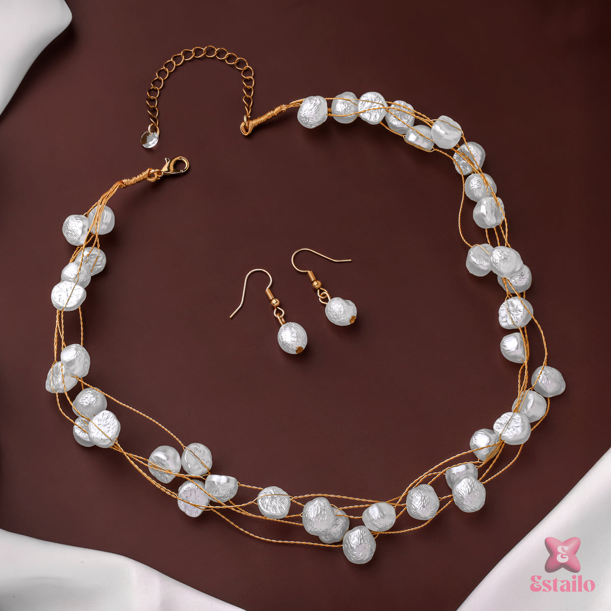 Pearl Whisper Chain Set