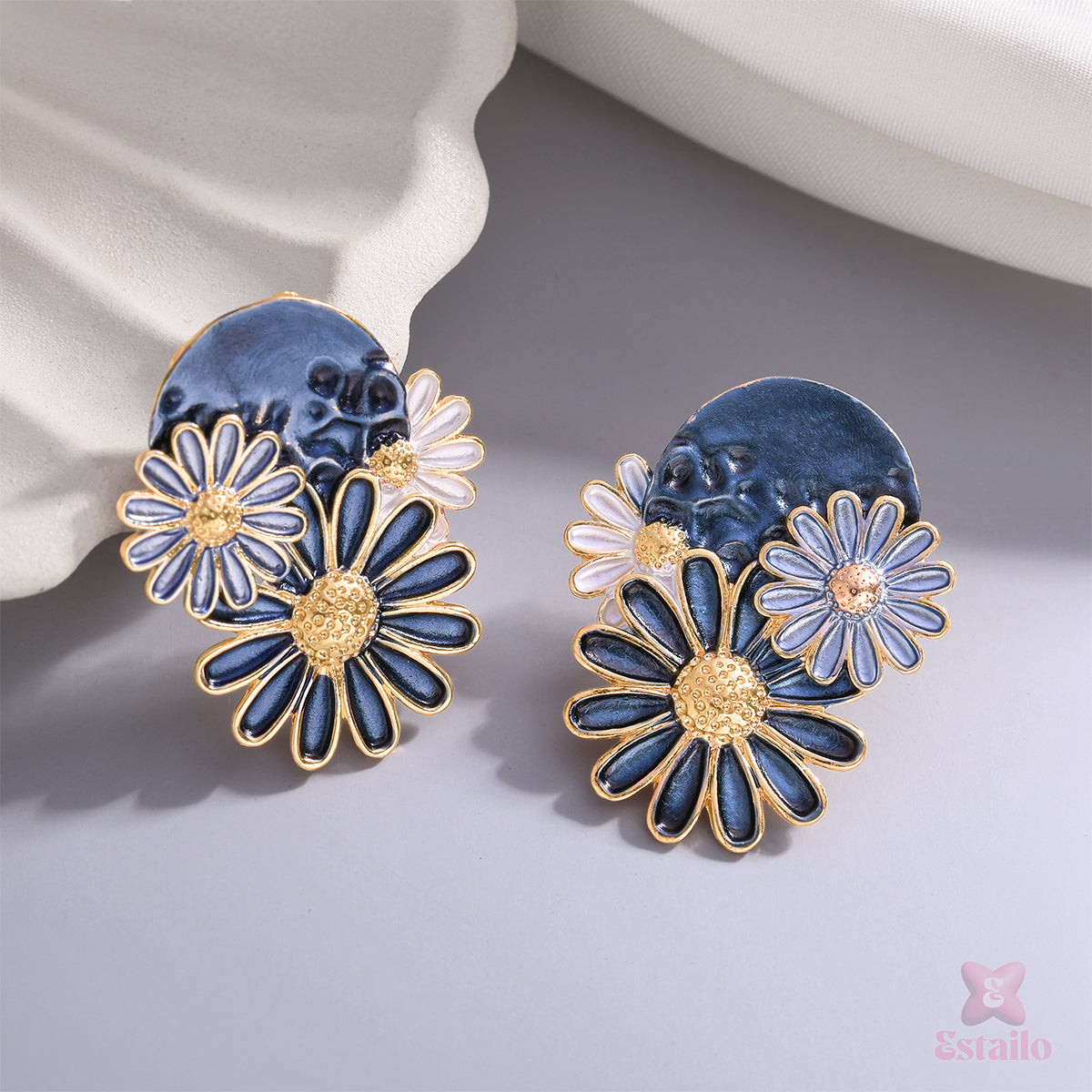 Indigo Bloom Earrings