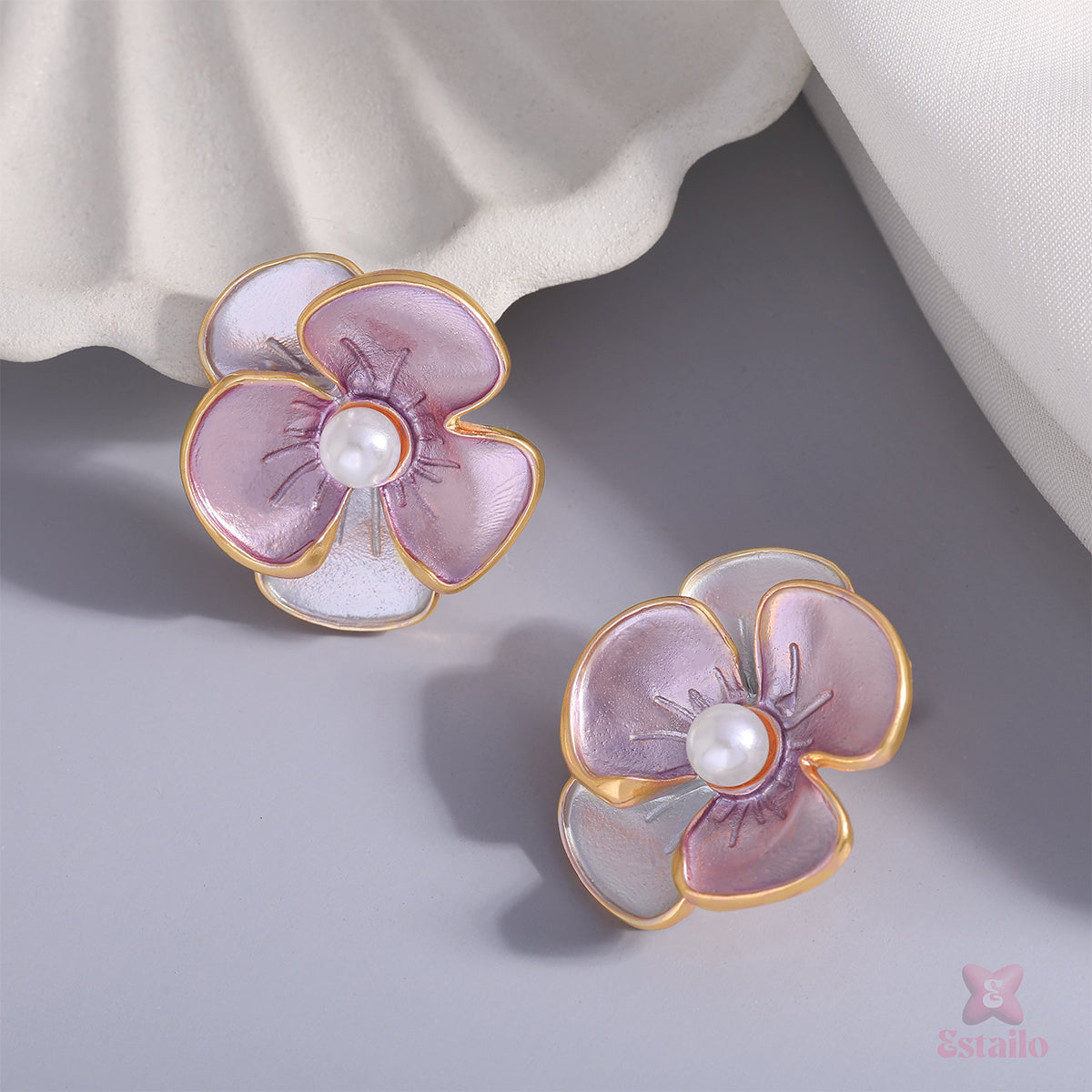 Cerulean Whisper Studs Earring