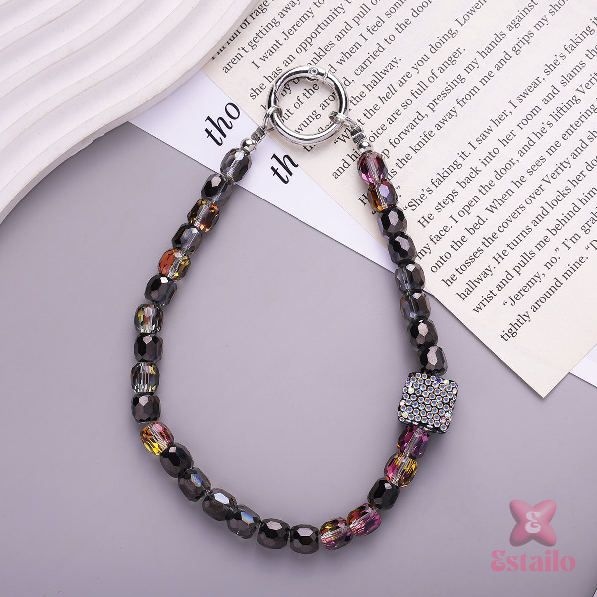 Midnight Glimmer Phone Charm