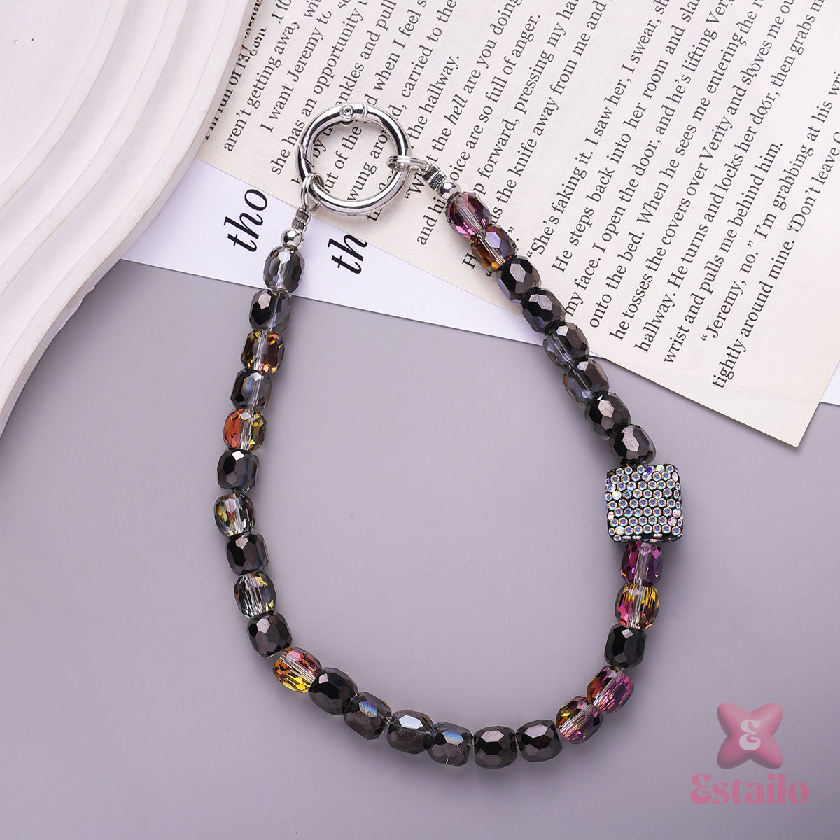 Midnight Glimmer Phone Charm