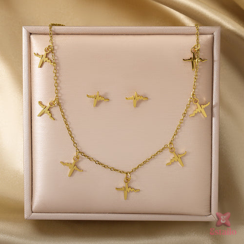 Moonlit Aura Charm Necklace