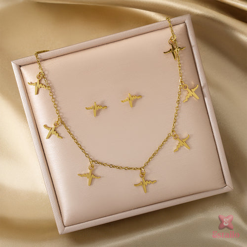 Moonlit Aura Charm Necklace