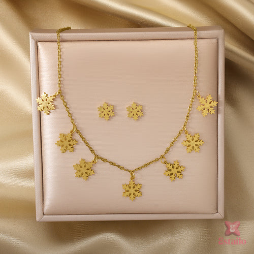 Twinkle Bloom Choker Necklace