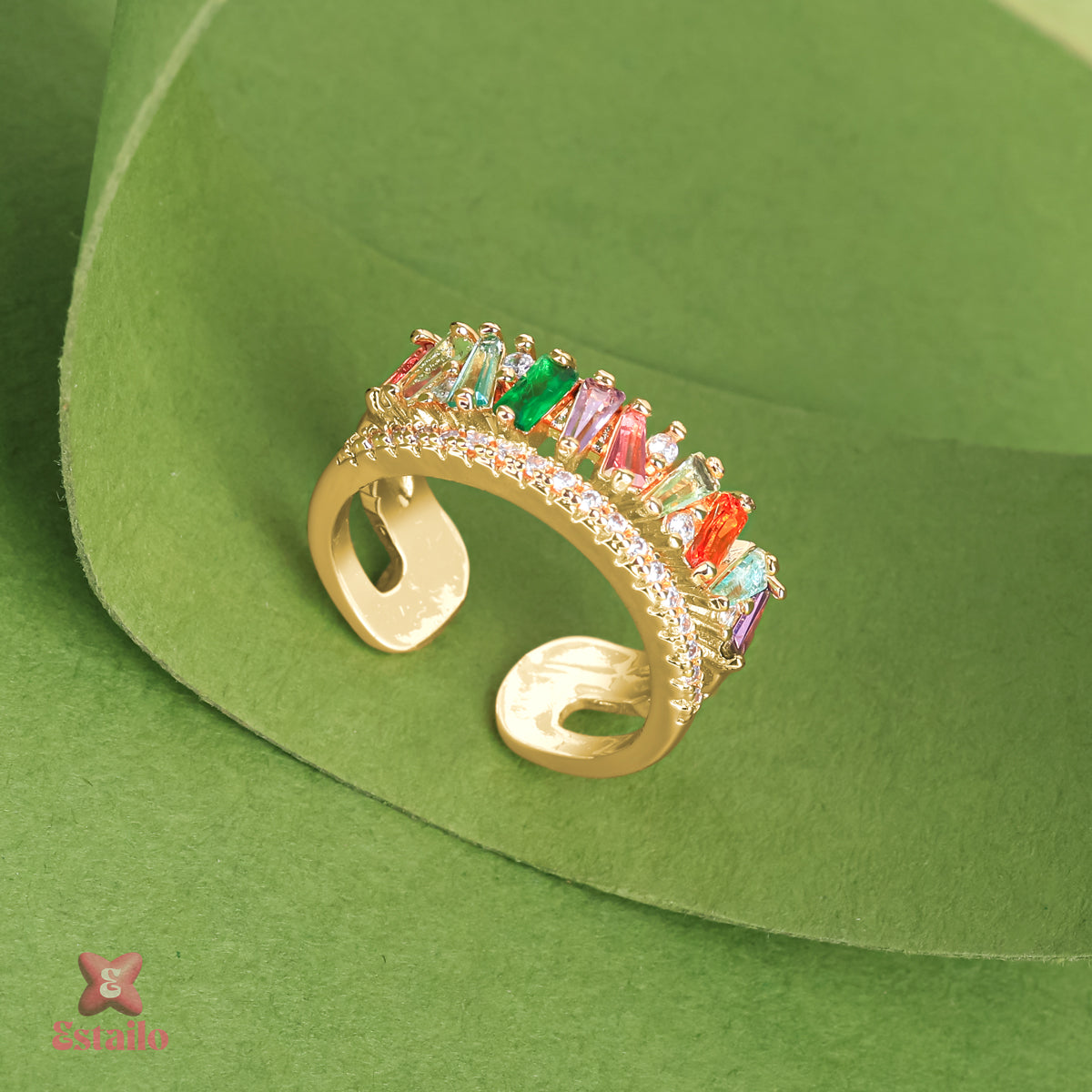Radiant Spectrum Ring
