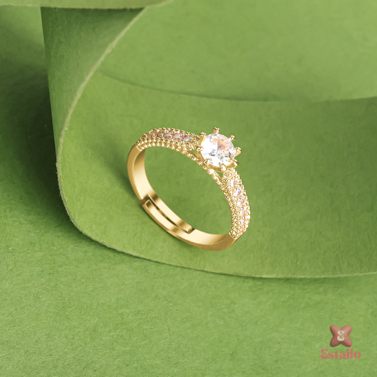 Golden Embrace Ring