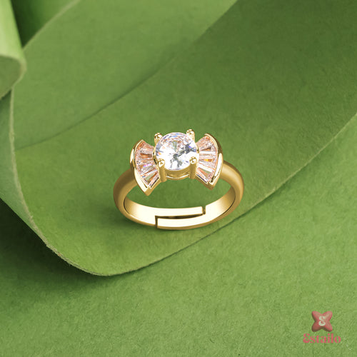 Celestial Sparkle Bow Ring