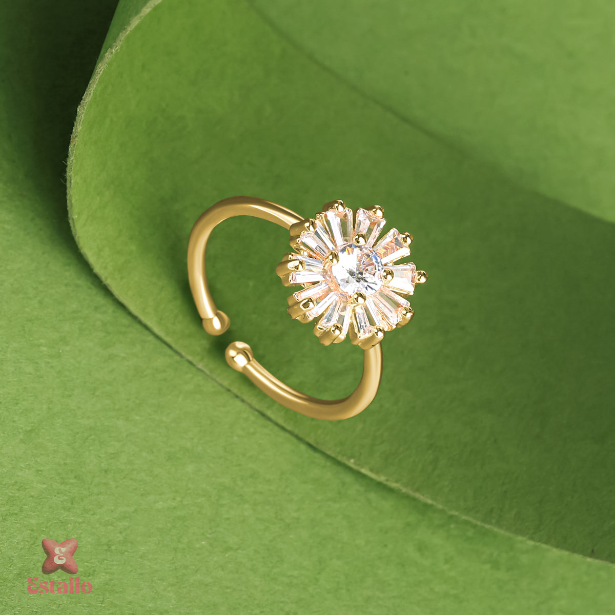 Golden Sunflower Ring