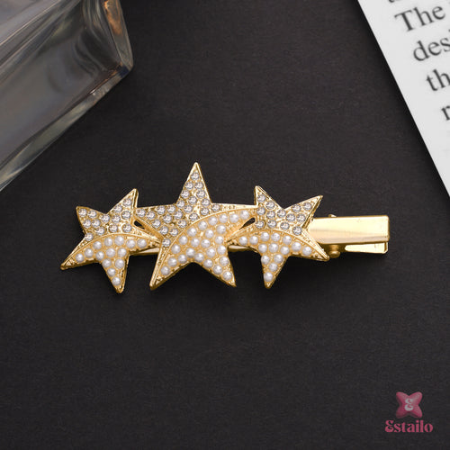 Starburst Pearl Hair Clip