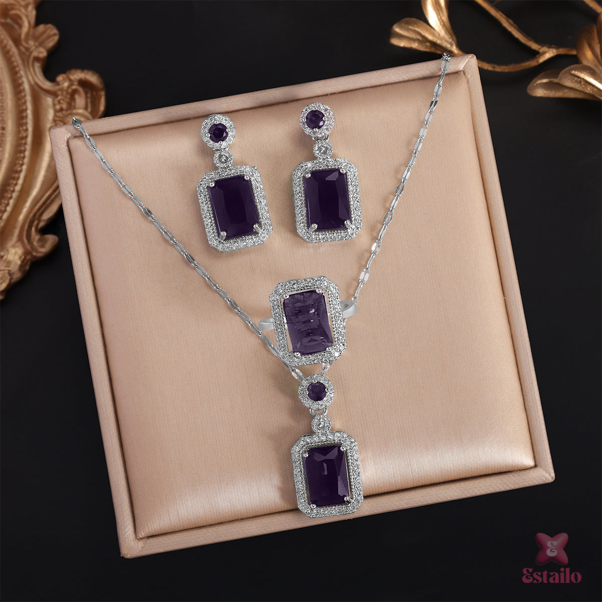 Violet Reverie Neckpiece