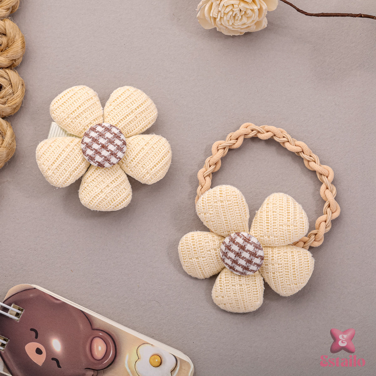 Floral Knot Hair Tie