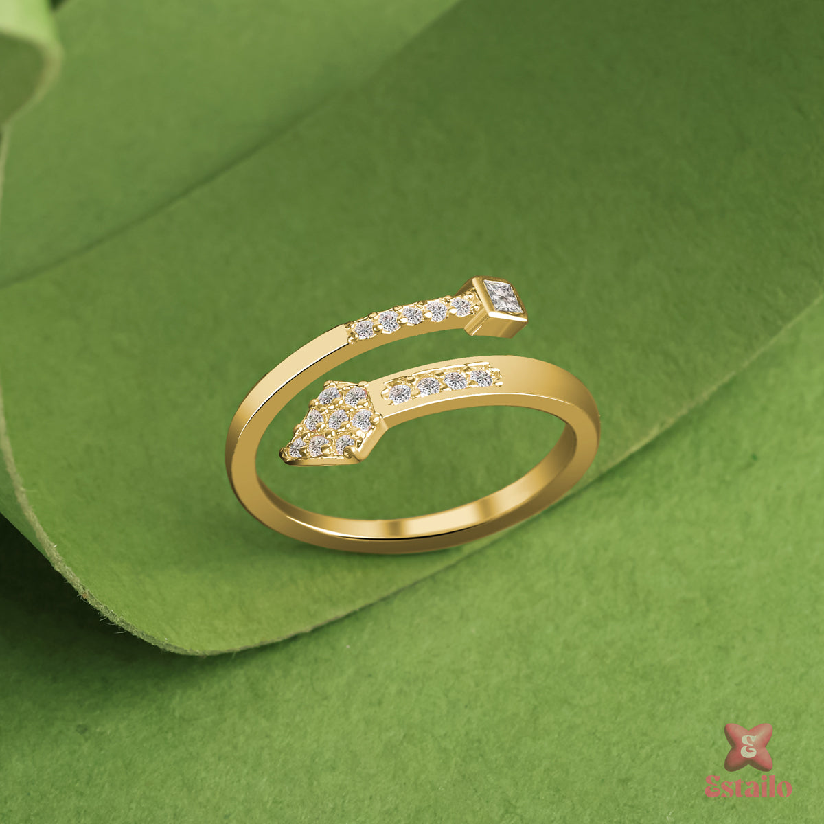 Golden Arrow Ring