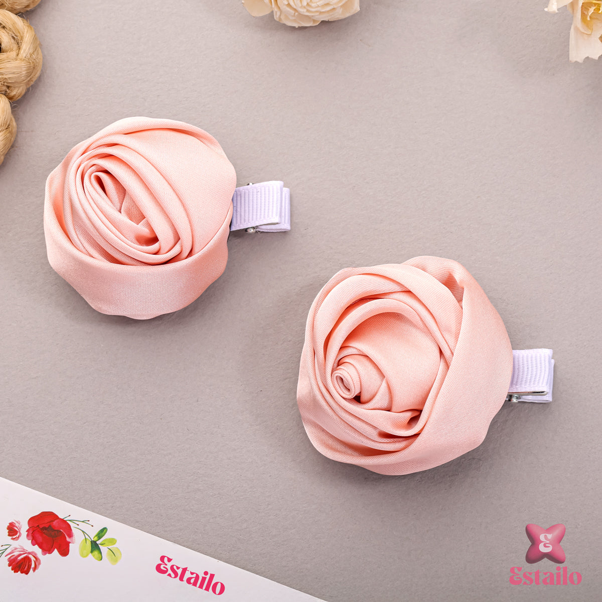 Floral Hair Clips